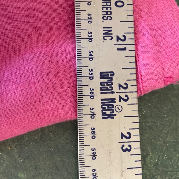 100% Linen Size 26W PINK (Barbie) pants: Uniform by John Paul Richard - Picture 10 of 10